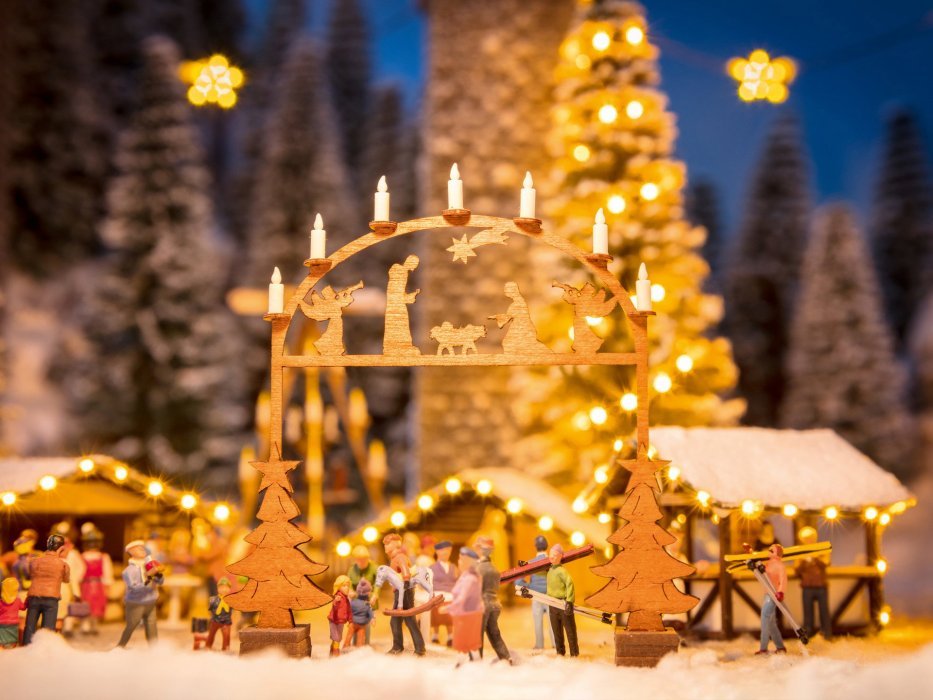Christmas Market Entry Arch, N, NOCH 14681