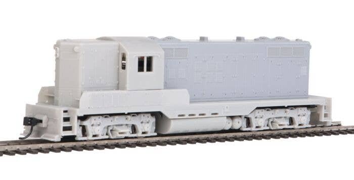 EMD GP9 Phase II with High Hood - Standard DC -- Undecorated, HO, WalthersMainline 10450