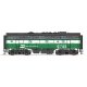 EMD F7B Phase I - Standard DC -- Burlington Northern (Cascade Green, white Hockey Stick Stripe), HO, Intermountain Railway Compa