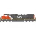 GE Dash 9-44CW - Standard DC -- Canadian National 2646 (black, red, white, Website Logo), G, Bachmann Industries 90924