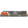 GE Dash 9-44CW - Standard DC -- Canadian National 2646 (black, red, white, Website Logo), G, Bachmann Industries 90924