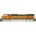 GE Dash 9-44CW - Standard DC -- BNSF Railway 4875 (H2, green, orange, yellow, silver), G, Bachmann Industries 90927