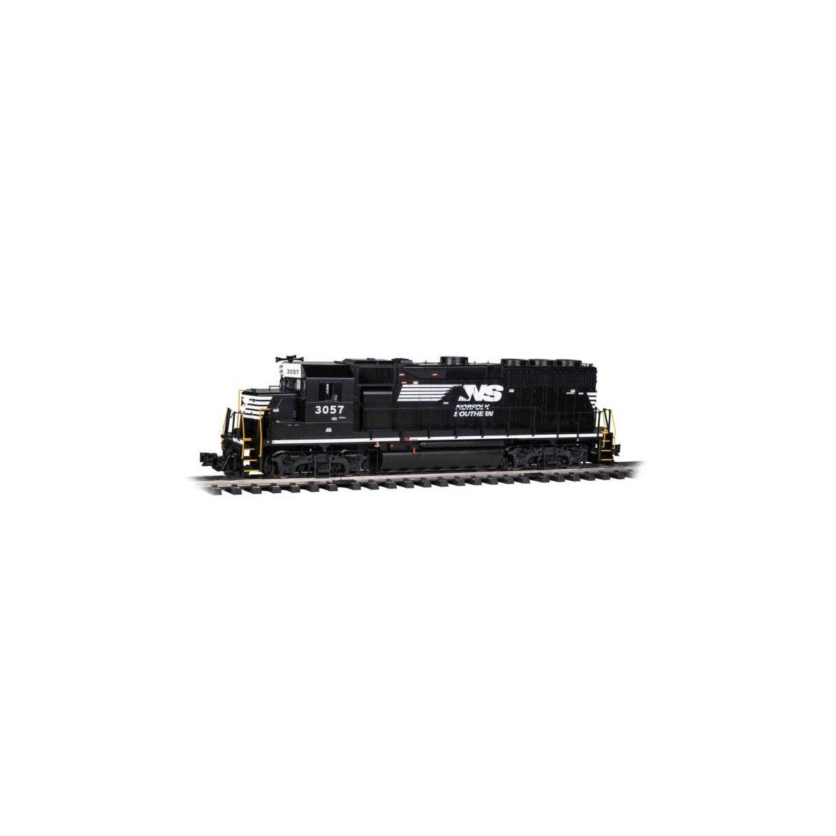 EMD GP40 - Standard DC -- Norfolk Southern 3057 (black, white, Horse Head Logo), G, Bachmann Industries 91902