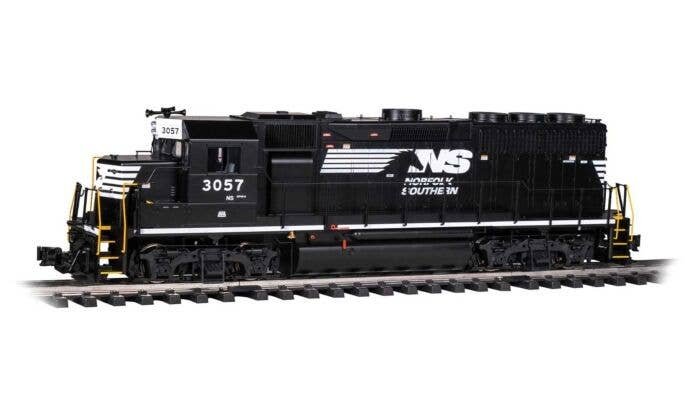 EMD GP40 - Standard DC -- Norfolk Southern 3057 (black, white, Horse Head Logo), G, Bachmann Industries 91902