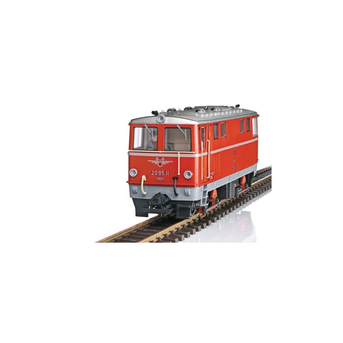 Class 2095 Diesel - Sound and DCC -- Austrian Railways BBO/OBB 2095.11 (Era IV red, gray), G, LGB 22963