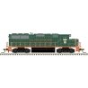 EMD GP60 - Standard DC - Master(TM) Silver -- Texas Mexican 870 (green, orange, no ditch lights), N, Atlas Model Railroad Co. 40