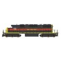 EMD SD38-2 - Standard DC -- Iowa Interstate (black, red, yellow), N, Intermountain Railway Company 693310