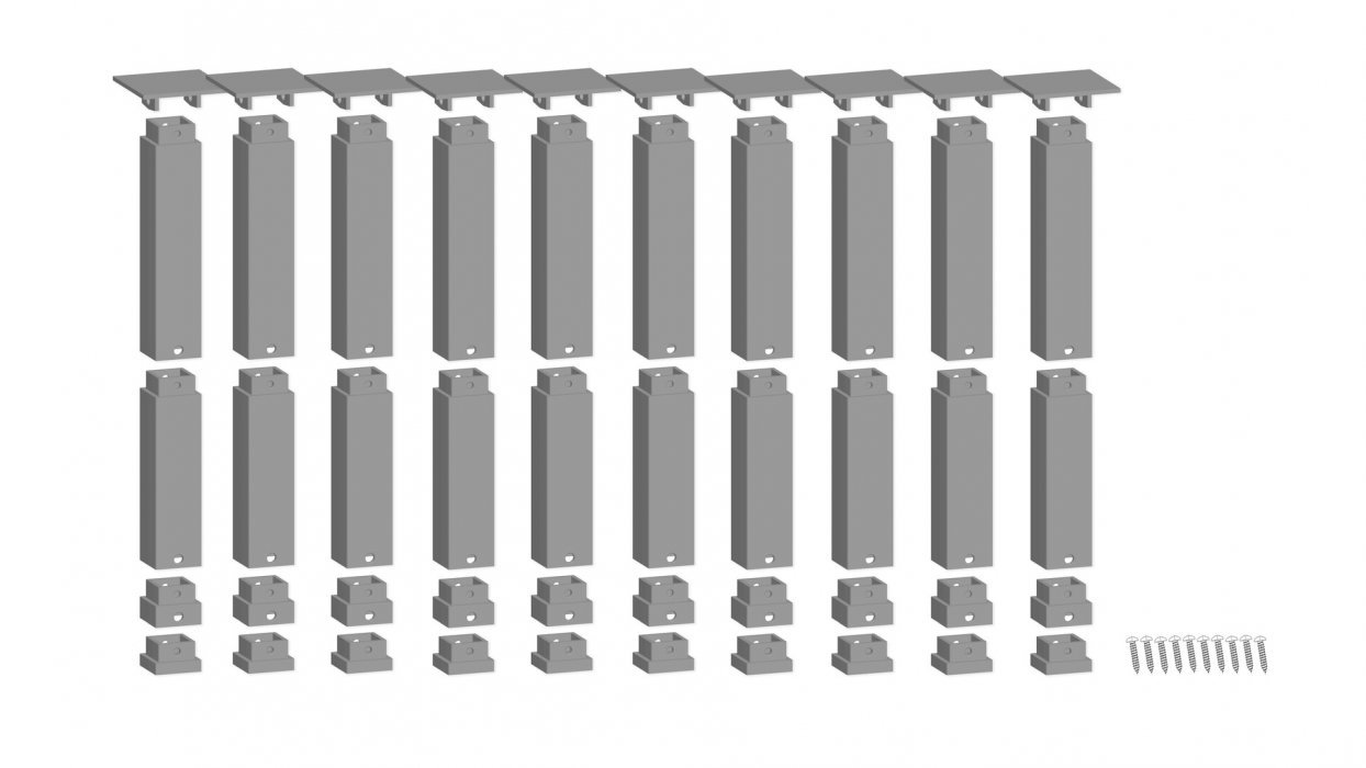 easy TRACK Pillar Set, Top, All Scales, NOCH 53942