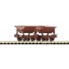 Side tipping wagons -- Seitenkippwagen -- 2 piece set - HO - Roco Fleischmann 34498