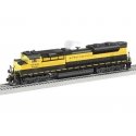 EMD SD70M-2 - 3-Rail w/Legacy Sound, Control & Smoke -- New York, Susquehanna & Western 4060 (black, yellow), O, Lionel 2533201