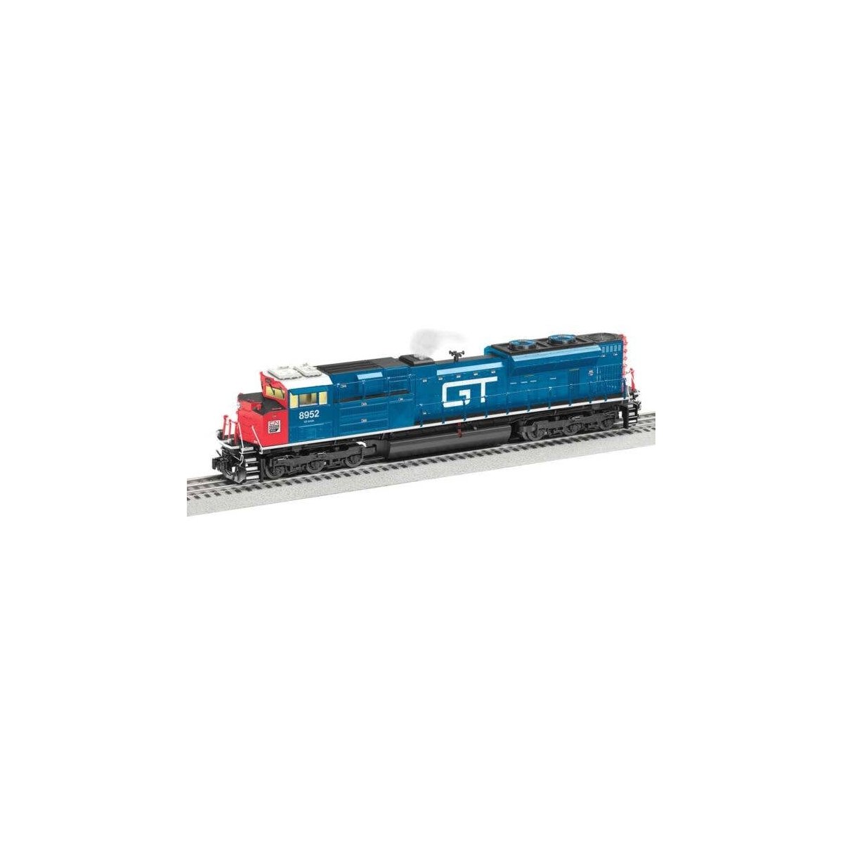 EMD SD70M-2 - 3-Rail w/Legacy Sound, Control & Smoke -- Canadian National 8952 (Grand Trunk Western Heritage, blue, red, white),