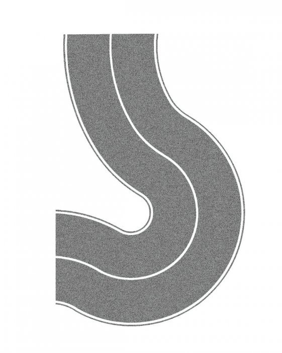 Federal Road Curve, HO, NOCH 60704