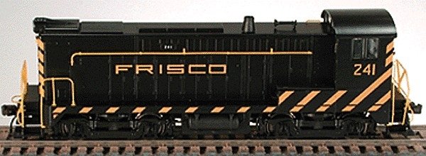 Diesel Baldwin DS-4-4-1000 - Powered -- St. Louis - San Francisco `Frisco` 241 (black & yellow), HO, Bowser/Stewart Hobbies 4820