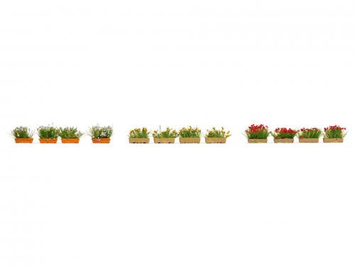Flower Boxes, HO, NOCH 14009