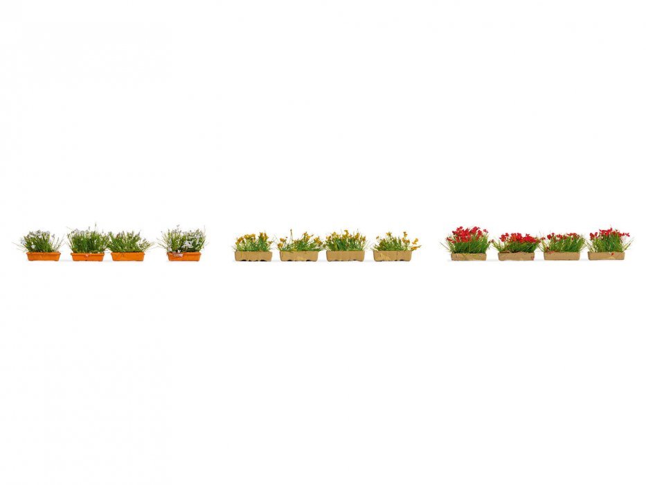 Flower Boxes, HO, NOCH 14009