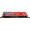 EMD SD70MAC - 2-Rail - Proto-Sound 3.0 - Premier -- RJ Corman 1973 (red, white, black, gray, gold), O, Atlas O 30138223