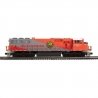 EMD SD70MAC - 2-Rail - Proto-Sound 3.0 - Premier -- RJ Corman 1973 (red, white, black, gray, gold), O, Atlas O 30138223