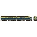 EMD FT A-B Set - Sound and DCC -- Santa Fe 103, 103A (Freight, blue, yellow), HO, Rapido Trains Inc 53506