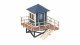 Lifeguard Tower with Shark Fin, HO, NOCH 14265