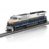 GE ES44AC - Smoke, Sound and DCC -- Norfolk Southern 8101 (Central of Georgia Heritage, blue, gray, orange, bla, HO, Trix 25443