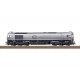 Class 77 EMD JT42CWRM Diesel - Sound and DCC -- Euro Cargo Rail 247 047-4 (Era VI 2018, silver, gray, blue, red), HO, Trix 22996