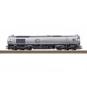 Class 77 EMD JT42CWRM Diesel - Sound and DCC -- Euro Cargo Rail 247 047-4 (Era VI 2018, silver, gray, blue, red), HO, Trix 22996