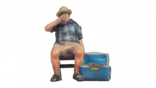 Man on a Folding Chair, HO, NOCH 10431