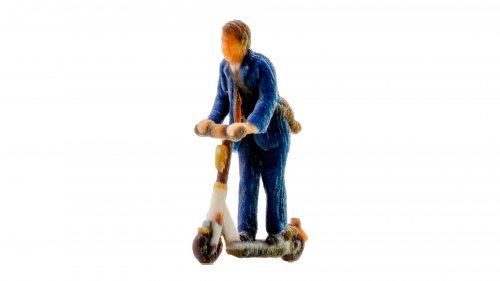 Man on E-Scooter, HO, NOCH 10607