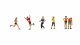 Marathon Runners, HO, NOCH 15890