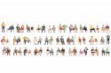 Mega Economy Figures Set “Sitting People”, TT, NOCH 46071