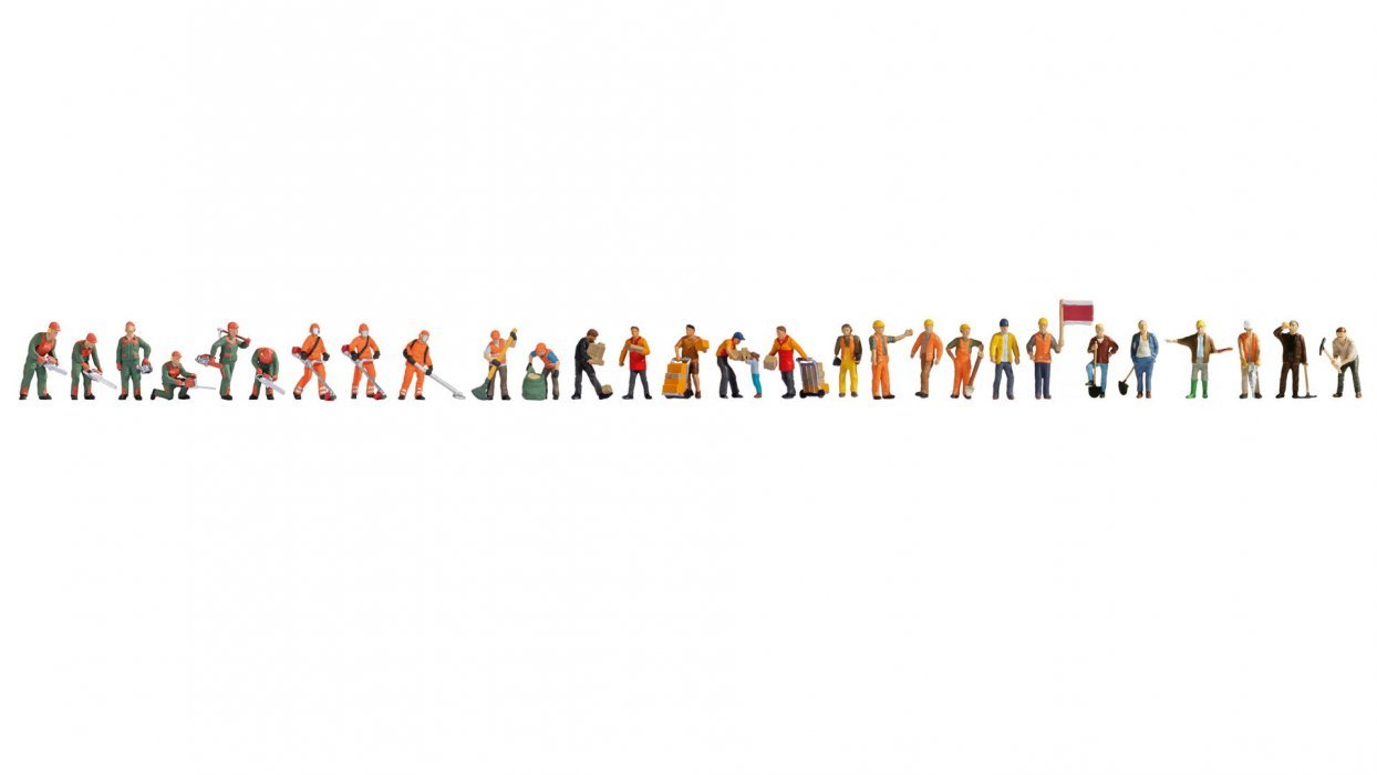 New Mega Economy Set ‘At Work’, HO, NOCH 16052
