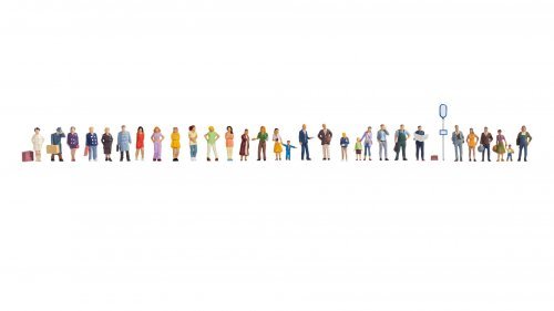 New Mega Economy Set ‘People Standing and Walking’, HO, NOCH 16054