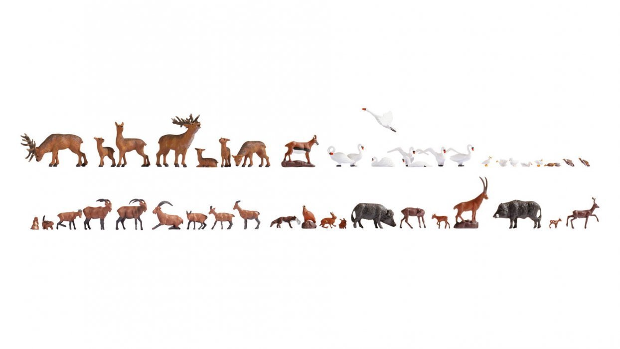New Mega Economy Set ‘Wild Animals’, HO, NOCH 16053