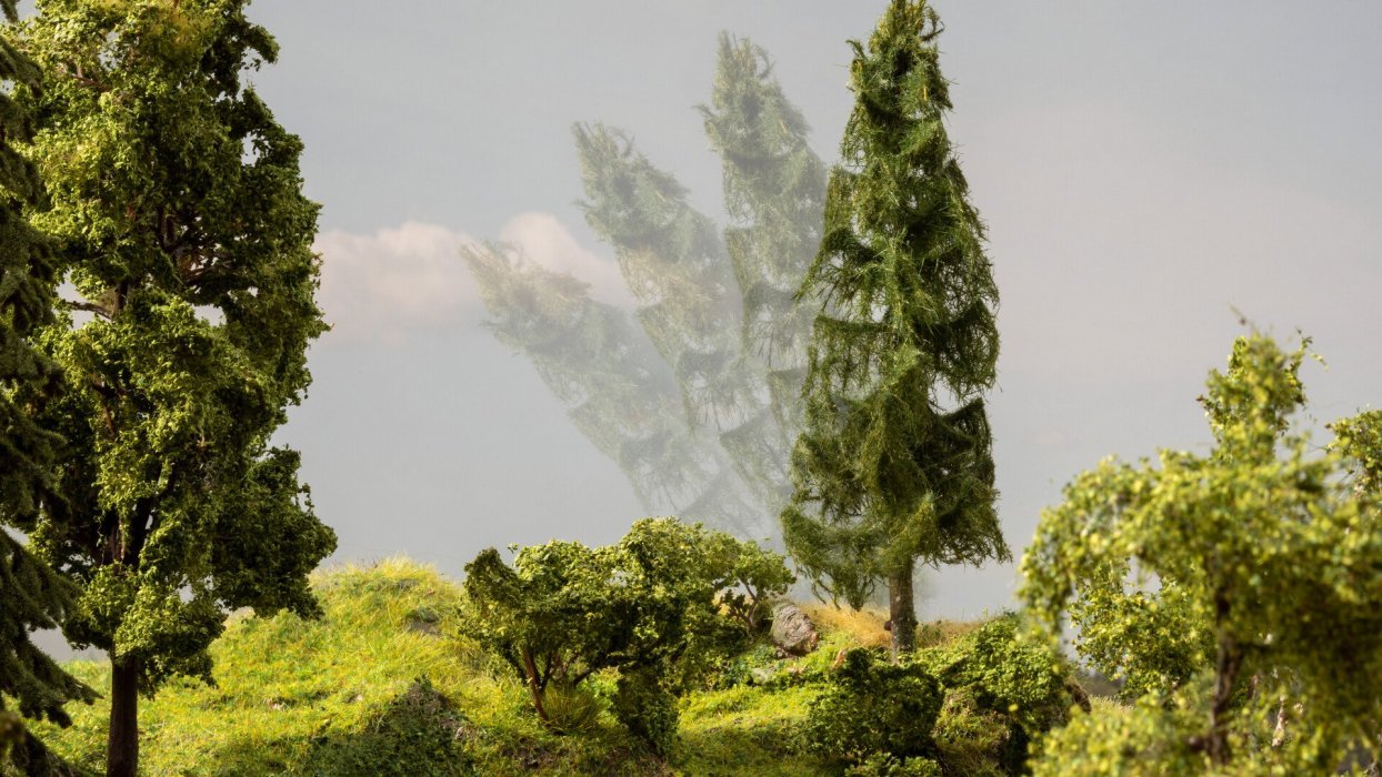 micro-motion Falling Tree "Fir Tree", All Scales, NOCH 21775