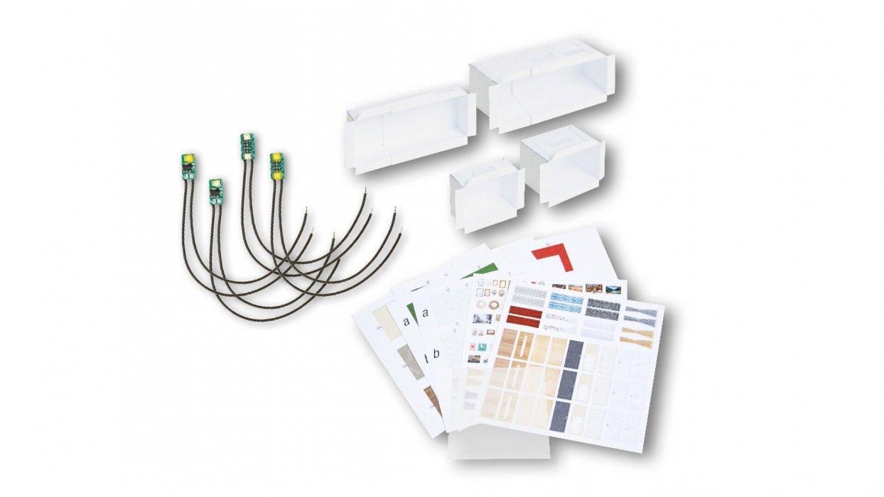 micro-rooms LED Building Lighting Kit, HO, NOCH 51250