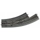 Curved turnout left -- Bogenweiche links -- BWI2-3 - HO - Roco Fleischmann 42556
