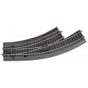 Curved turnout left -- Bogenweiche links -- BWI2-3 - HO - Roco Fleischmann 42556