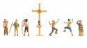 Mountain Hikers with Cross, N, NOCH 36874