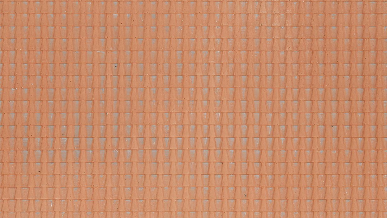 Pantile, red, HO, NOCH 60350