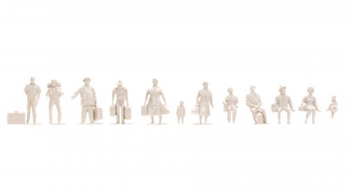 Pedestrians, white, Architecture Line 1:100, All Scales, NOCH 16001