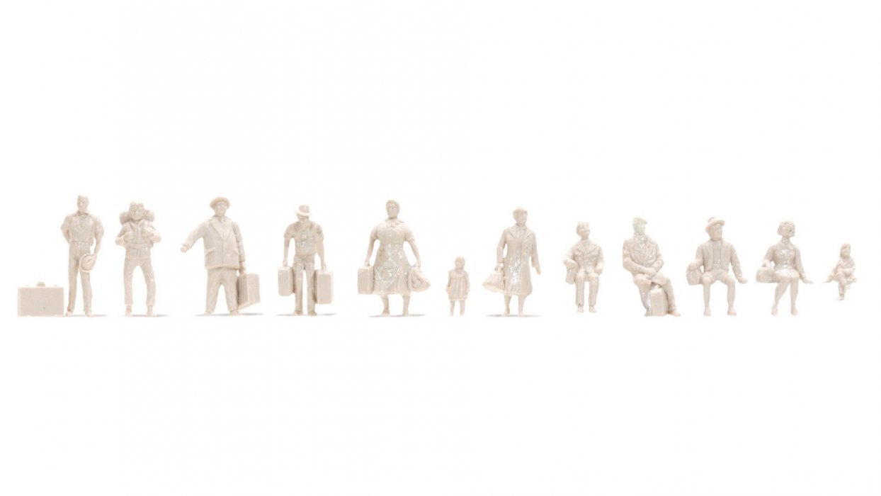 Pedestrians, white, Architecture Line 1:100, All Scales, NOCH 16001