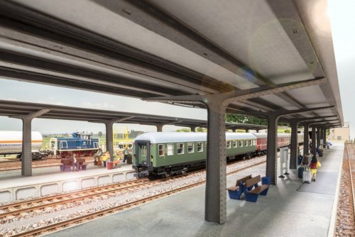 New Platform Roof, HO, NOCH 66011