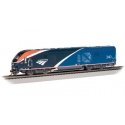 Siemens ALC-42 Charger - WowSound(R) and DCC -- Amtrak 340 (Phase VII blue, red, white), HO, Bachmann Industries 68306