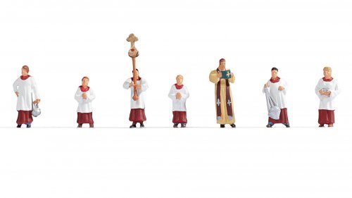 Priest and Altar Servers, HO, NOCH 15410