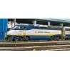 EMD F59PHI - 3-Rail w/True Blast Plus(R) Sound - Williams -- Amtrak California 2001 (blue, silver, yellow), O, Bachmann Industri