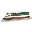 EMD F59PHI - 3-Rail w/True Blast Plus(R) Sound - Williams -- Amtrak 470 (Cascades, copper, green, white), O, Bachmann Industries