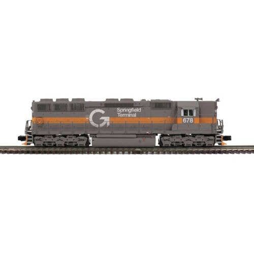 EMD SD45 High Nose - 2-Rail - Sound and DCC - Premier -- Guilford, Springfield Terminal 686 (gray, orange), O, Atlas O 30138272