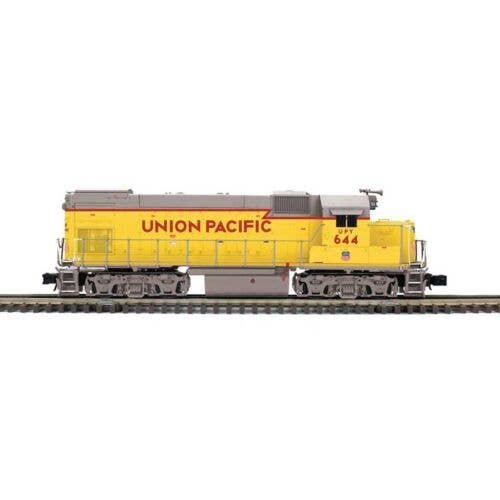 EMD GP15-1 - 3-Rail - Proto-Sound 3.0 - Trainman(R) -- Union Pacific Y733 (Armour Yellow, gray, Small Wings), O, Atlas O 2002402