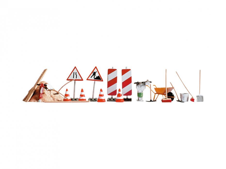 Road Building Tools, HO, NOCH 14805