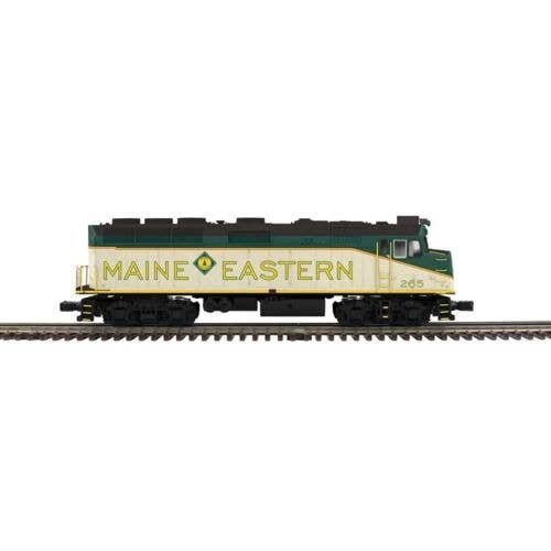 EMD F40PH - 2-Rail - Sound and DCC - Premier -- Maine Eastern 291 (green, yellow, white), O, Atlas O 30138296